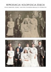 Krzyztovka                             Reprodukcja i koloryzacja starego zdjęcia. Cała rodzina. Sesja ślubna.            