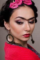 natalia-makeup Frida Kahlo