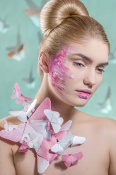 queen_akasha Edytorial "Paper spring" Make-Up Trendy 1/2018