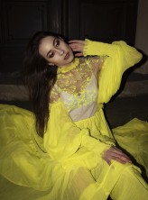 LidiaNiemczyk_Makeup Golden eyes & yellow daffodil 