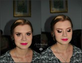 artistmakeup Pani Natalia w klasycznym makijażu ślubnym w odcieniach brązu i różu:) Na górnej powiece dodałam odrobinę błysku, tj. pigment z Inglota nr 115:)