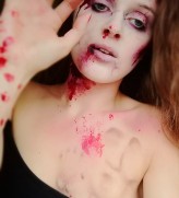 kalaartisticbeauty                             #blood #makeup #charakteryzacja #help             