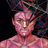 noir_soleil Geometric body painting.

More: https://m.facebook.com/Red-Plume-Make-up-Artist-costume-designer-871249122960785/