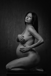 serav Diana, 8 miesiąc ciąży.
