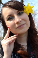 Lady_JI Makijaż zielone smokey eyes w wersji haute couture do autorskiego projektu 'Newroz session' :)