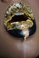 melii_wil  My makeup look lip art 
 GOLDEN SKY 