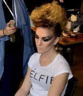 MarcelinaJ backstage 
make up : Malwina Siwiec