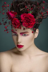 krzysztof_werema edytorial "flower chic" w makeup trendy  jesień 2014
