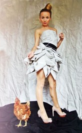 fotoalesz modelka: Agata Węgrzyn
projekt sukienki: Dominika Zepchło