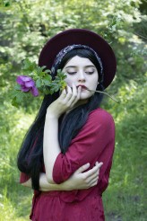 franciso Modelka Julia z różą