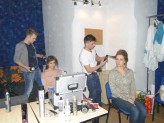 rehab93 Przygotowania aktorek do spektaklu "Trzej Muszkieterowie" 