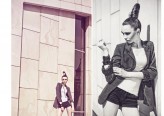 corday modelka: Ewa Pasternak/ Estelle Models; Wizaż: eleni; fryzura: szpikulec; stylizacja: Mirella Szymoniak