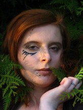 darkcalla makijaż próbny fantazyjny inspirowany jedną z grafik Royo, modelka Ania, wykonano w Szkole Anity Folaron