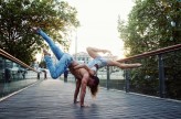 AcroModel Duo Destiny na moście Wrocławskim.

Zdjęcie:  Justyna Liwocha