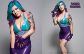 sabien Alt Girls Magazine 
latex issue 
photo by Cinnamon Stewart
dres Pandora Deluxe Latex