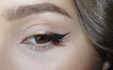 Martyna_Zatka_Make_Up Gold eyeliner, standard glam.