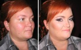 SylwuniaZ  Aga przed i po makijażu:)