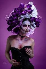 arf Sesja Halloween w StudioDeer pozowała Magda makijaż Agata Buraś 