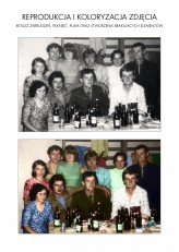Krzyztovka Reprodukcja i koloryzacja zdjęcia podczas spotkania rodzinnego na przepustce w czasie służby wojskowej w latach 80. Jedna z pierwszych moich prac.