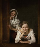 piotrlysakowskipl Dwie kobiety w oknie wg obrazu Murilla. 1655-60.