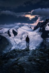 polpaco Ponad Rzeką Lodu. Gornergrat, Szwajcaria.
Selfie.