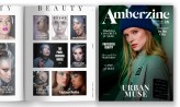 AgnieszkaWolkowicz Ja w spisie treści jako fotografka i modelka. Editorial Amberzine Magazine Winter 2021, issue 18, Łotwa, autoportret