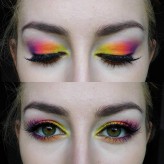 nattka_makeup szał kolorów i moje początki sprzed dwóch lat :)