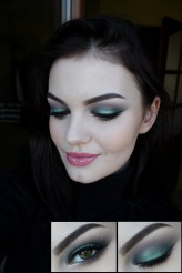 loveroseart Ciemne smoky eye. Duzo pracy, ale jakie cudowne efekty !