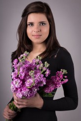 Gawor Portret z kwiatami :)