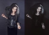 photoedit before & after Digital Art Photoshop
Inspired by Bellatrix Lestrange from Harry Potter movie 
model: http://anettfrozen.deviantart.com/art/Anett-Frozen-as-Bellatrix-Lestrange-371772497

good quality: http://effss13.deviantart.com/art/Before-A