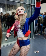 Olimpias Cosplay Harley Quinn, profesjonalny makijaż