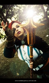 LadyArcade mój cosplay Triss Merigold z wiedzmina :)