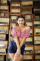 ZuzaZakrzewska Foto z materiałów prasowych MaxModels
Sesja Pin Up w programie Supermodelka Plus Size w Tv POLSAT