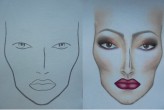 justyna_kowalczyk_make_up Face chart - makijaż kontrastowy