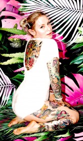 monalisa75 #tattoo #jungle #glamour # color