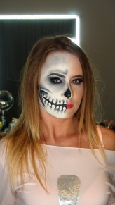PerfectMakeupAdaGlapka halloween makeup skull 2 ..