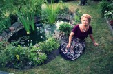 agniesha Babcia w swoim ogrodzie