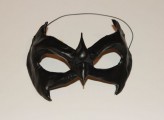 poohi Maska wykonana z czarnej skóry na zamówienie