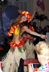 gosias. Rewia taneczna - pokaz tańca Hawajskiego.