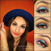 artistmakeup crazy colorful autumn