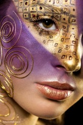 anmakeup Beauty inspired by famous painters - Gustav Klimt
