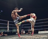 dobry-trening W. Kosowski wygrywa na gali muay thai w Truntov w Czechach.