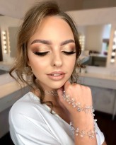 km_makeupartist Propozycje makijaży ślubnych pokazane na targach ślubnych