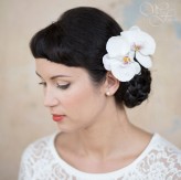 whitefashion Kwiaty do włosów, spinki - White Fashion