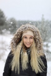 igawesolowska #winter #snow #portret #woman #smile
