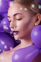 klodiixx Violet bubble balloons 