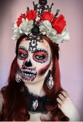 noir_soleil Sugar skull make up