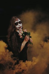 wg_makeupartist Sesja Halloweenowa inspirowana Santa Muerte 
Fot. Izabela Hajik Photography 
Mod. Marta Hołyst 