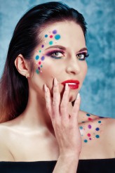 Karla_Iwa_Makeup Artystyczny, kolorowy makeup