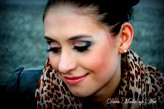 Diva_make-up-art Make-up Zieleń+ łososiowy róż + złoto